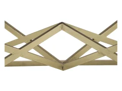 Mesa De Centro| MESA DE CENTRO PIRÂMIDE CM 110X60X45 Dourado