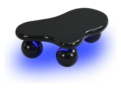 Mesa De Centro* Mesa de centro preta - Mesa de centro com luzes LED e pés redondos s - design em forma de nuvem - para sala de estar e quarto de criança Preto