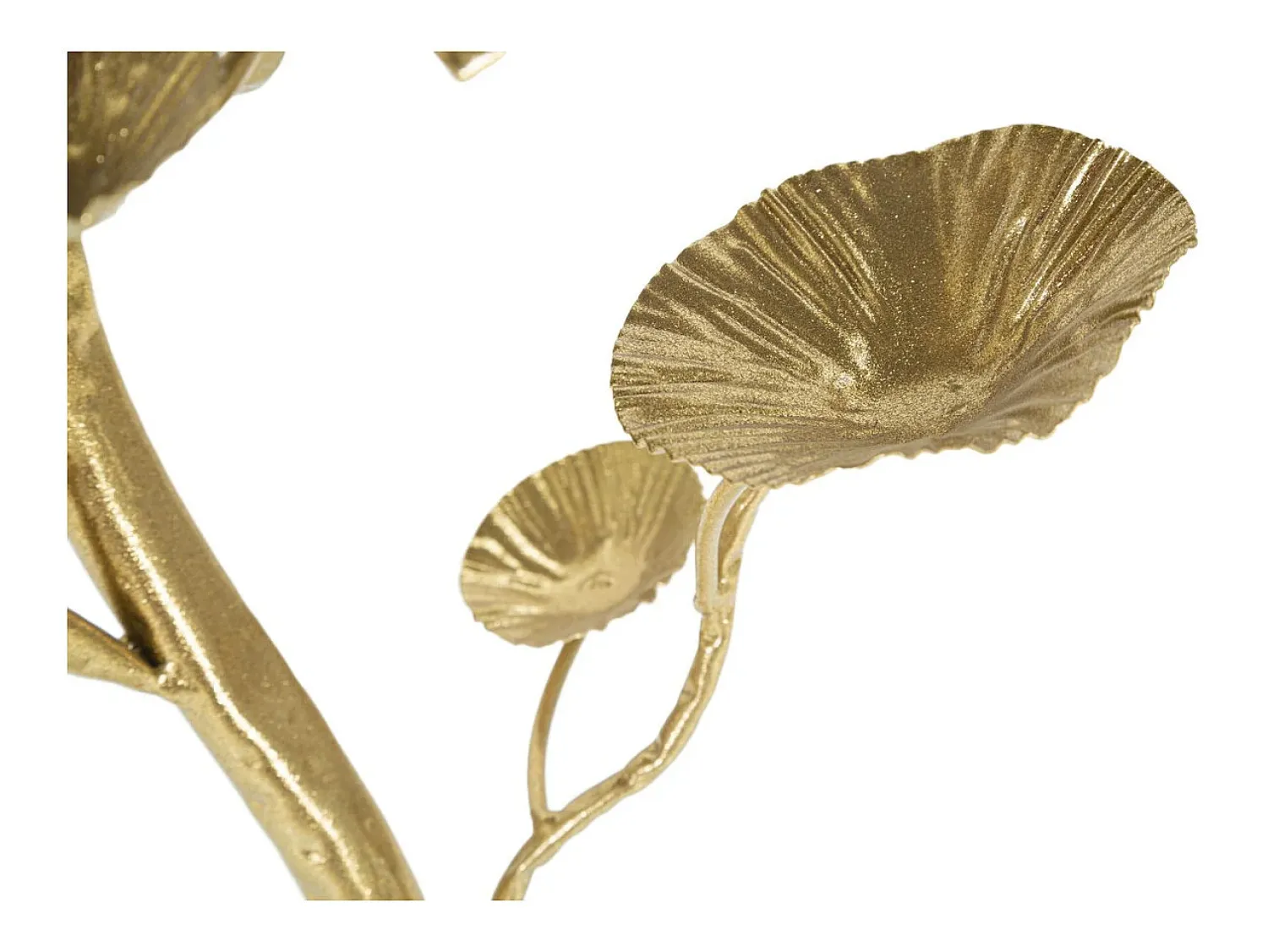 Mesa De Apoio* Mesa de Centro Ramo, Ouro, 40x30x60 cm, Kendra Home Dourado