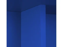 Hot Mesa de centro redonda com tampo laminado de 3 cm Prussia 100 cm Azul