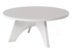 Mesa De Centro* Mesa de centro redonda YUKO Ø90 cm Cinza Cinzento