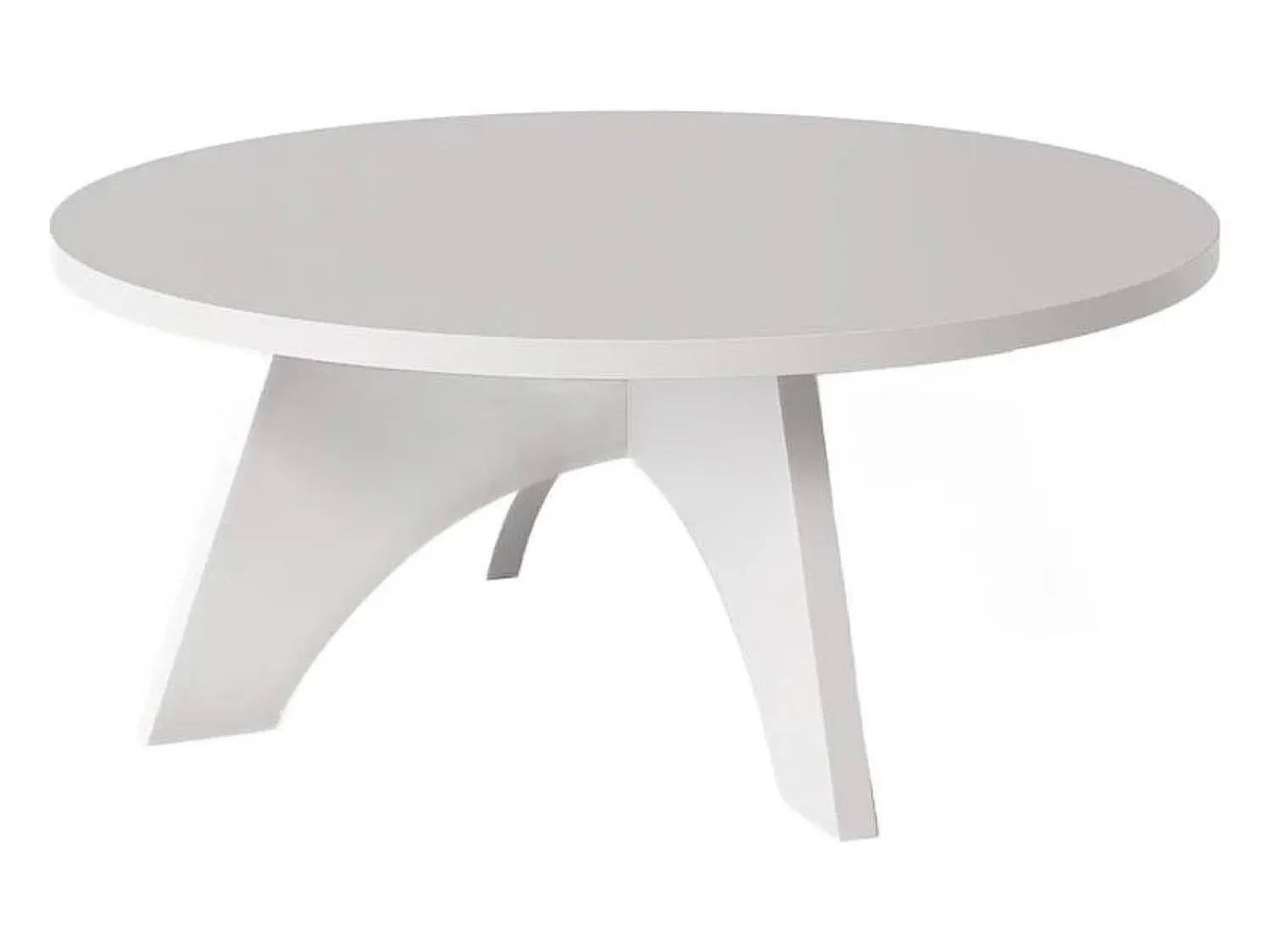 Mesa De Centro* Mesa de centro redonda YUKO Ø90 cm Cinza Cinzento