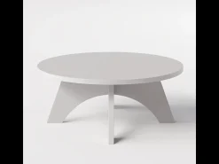 Mesa De Centro* Mesa de centro redonda YUKO Ø90 cm Cinza Cinzento