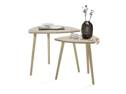 Mesa De Centro|Vicco Mesa de centro sonoma 48x48x45 twino Natural claro