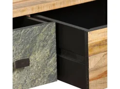 Mesa De Centro|vidaxl Mesa de centro teca maciça reciclada 90x65x40 cm Natural claro