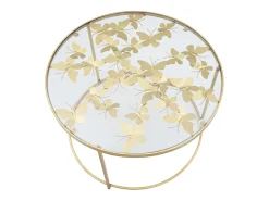 Mesa de Centro VKH559, Ouro, 60x60x40,5 cm, Kendra Home^ Mesa De Centro