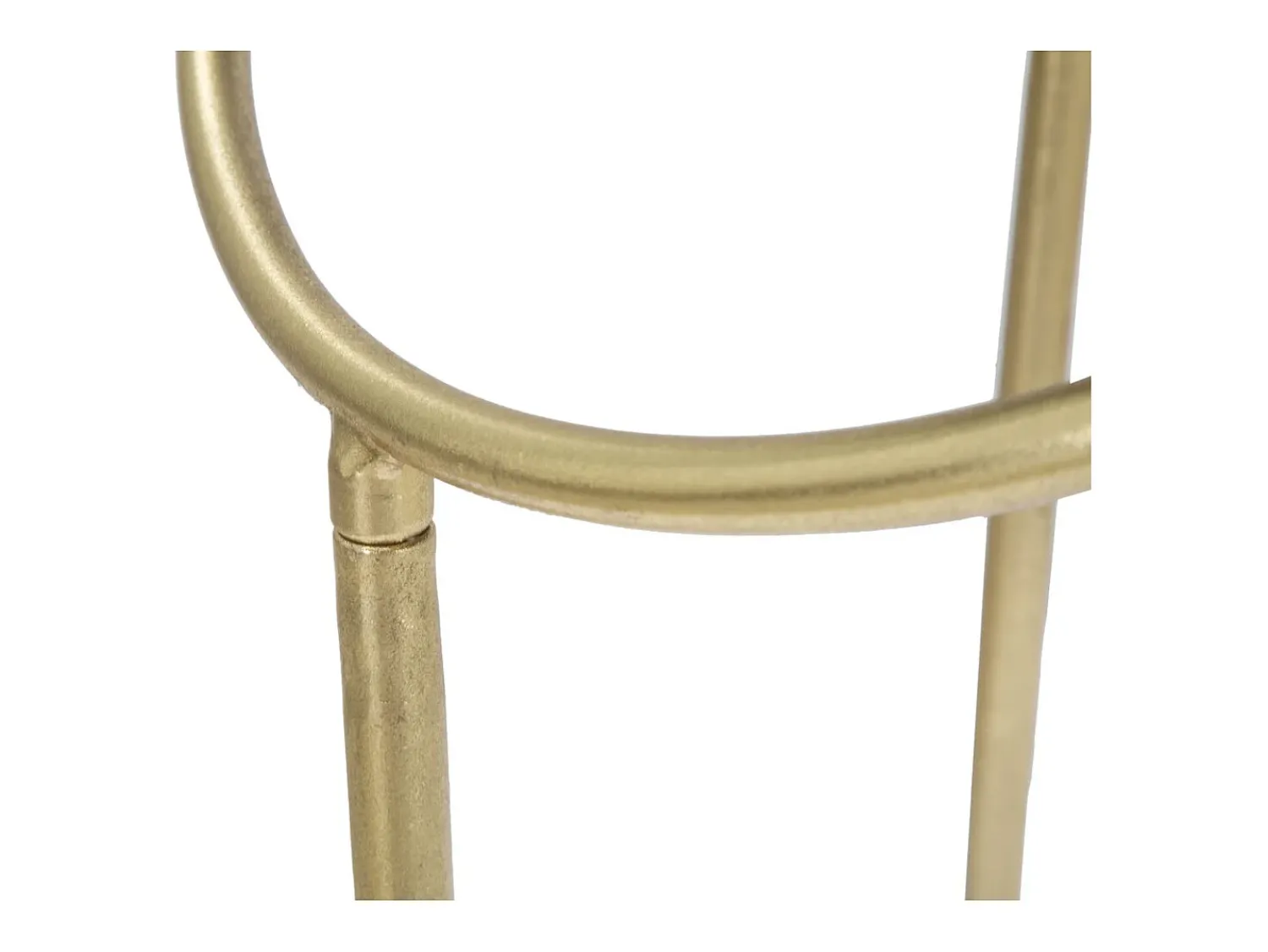 Clearance Mesa de Centro VKH593, Ouro, 40x40x80 cm, Kendra Home Preto