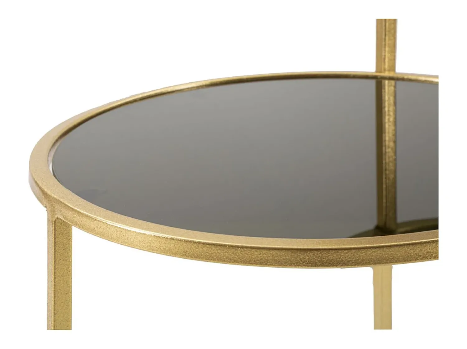 Mesa de Centro VKH570, Ouro, 50x40x60,5 cm, Kendra Home^ Mesa De Apoio