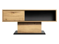 Mesa De Centro|Hauss Spole Mesa de centro 100x60cm com gaveta, madeira natural clara Natural claro