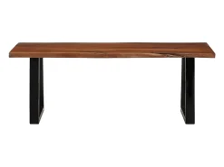 Mesa De Centro|vidaxl Mesa de centro 110x55x40 cm acácia maciça castanho-mel Natural claro