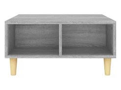 Mesa De Centro*vidaxl Mesa de centro 60x60x30 cm aglomerado cor sonoma Cinzento