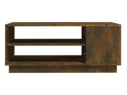New Mesa de centro 102x55x43 cm aglomerado cor carvalho fumado PT808280 Castanho