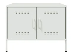 Mesa De Centro| Mesa de centro 68x50x50,5 cm aço PT871245 Branco