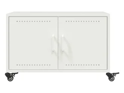 Sale vidaxl Mesa de centro 68x50x43,5 cm aço Branco