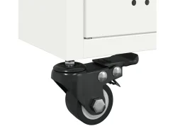 Sale vidaxl Mesa de centro 68x50x43,5 cm aço Branco
