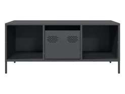vidaxl Mesa de centro 101,5x50x43,5 cm aço laminado a frio antracite^ Mesa De Centro