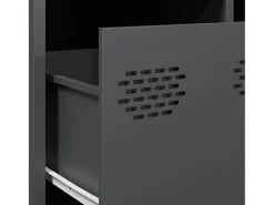 Mesa De Centro|vidaxl Mesa de centro 101,5x50x43,5 cm aço laminado a frio antracite Cinza antracite