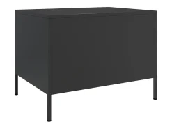 Mesa De Centro*vidaxl Mesa de centro 68x50x50,5 cm aço Preto