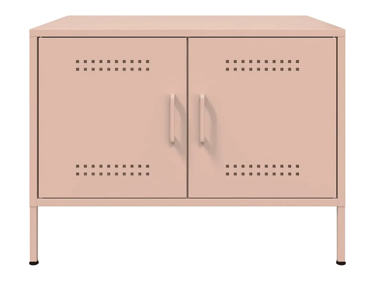 Mesa De Centro| Mesa de centro 68x50x50,5 cm aço PT260048 Rosa