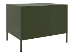 Mesa De Centro*vidaxl Mesa de centro 68x50x50,5 cm aço azeitona Verde