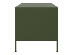 Mesa De Centro*vidaxl Mesa de centro 68x50x50,5 cm aço azeitona Verde