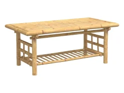 Mesa de centro 110x55x45 cm bambu PT636781 Castanho