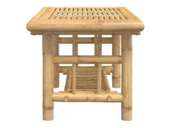 Mesa De Centro| Mesa de centro 70x45x36 cm bambu PT427290 Castanho