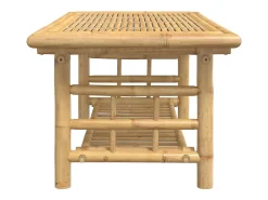 Mesa De Centro|vidaxl Mesa de centro 110x55x45 cm bambu Natural claro