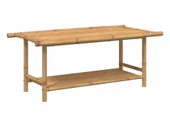 Mesa De Centro| Mesa de centro 110x55x45 cm bambu PT978203 Castanho