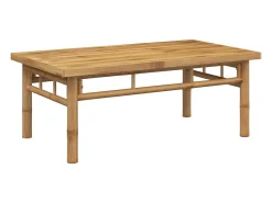 Mesa De Centro| Mesa de centro 90x50x35 cm bambu PT911218 Castanho
