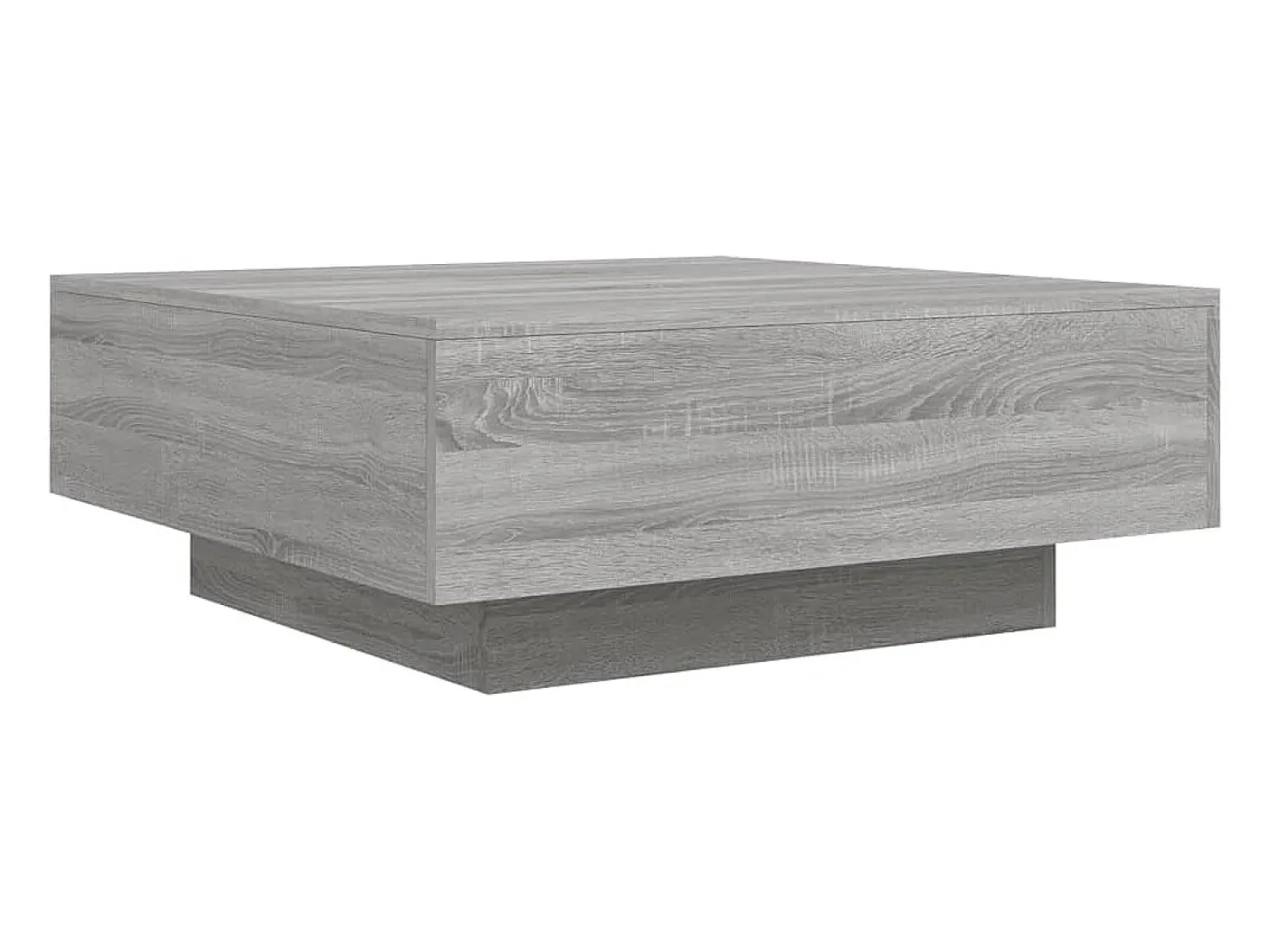 Mesa De Centro|vidaxl Mesa de centro 80x80x31 cm contraplacado sonoma Cinzento