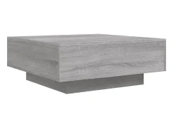 Clearance Mesa de centro 80x80x31 cm contraplacado sonoma PT522189 Cinzento