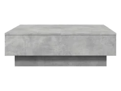 vidaxl Mesa de centro 90x90x28 cm contraplacado cimento^ Mesa De Centro