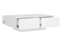 Mesa De Centro*vidaxl Mesa de centro 90x60x31 cm contraplacado Branco