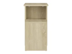 Mesa de centro 36x30x56 cm contraplacado cor carvalho sonoma PT554514^ Mesa De Centro