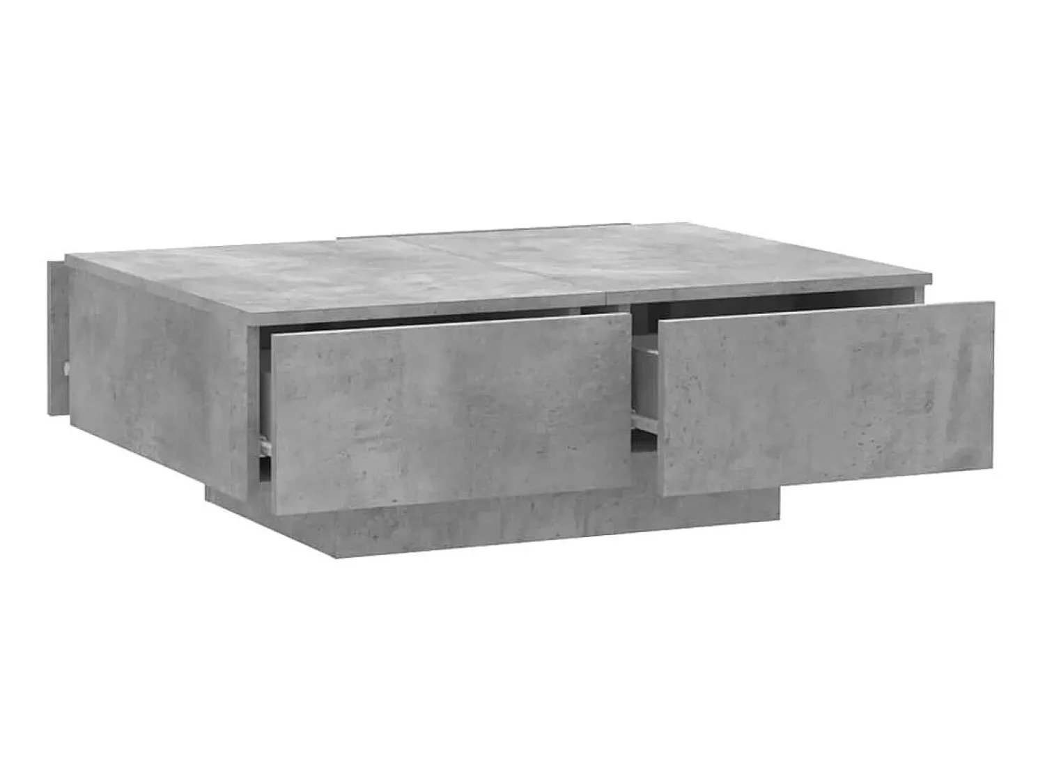 Mesa De Centro| Mesa de centro 90x60x31 cm contraplacado cimento PT628660 Cinzento