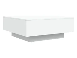 Mesa De Centro|vidaxl Mesa de centro 80x80x31 cm contraplacado Branco