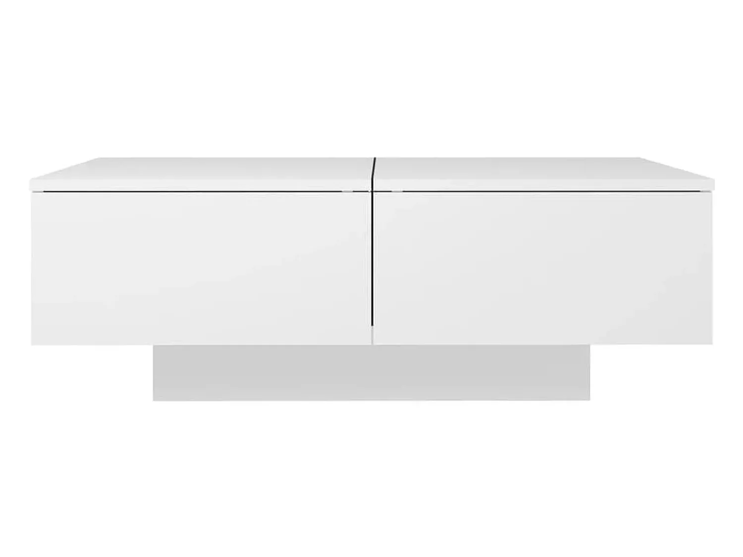 Clearance Mesa de centro 90x60x31 cm contraplacado PT277546 Branco