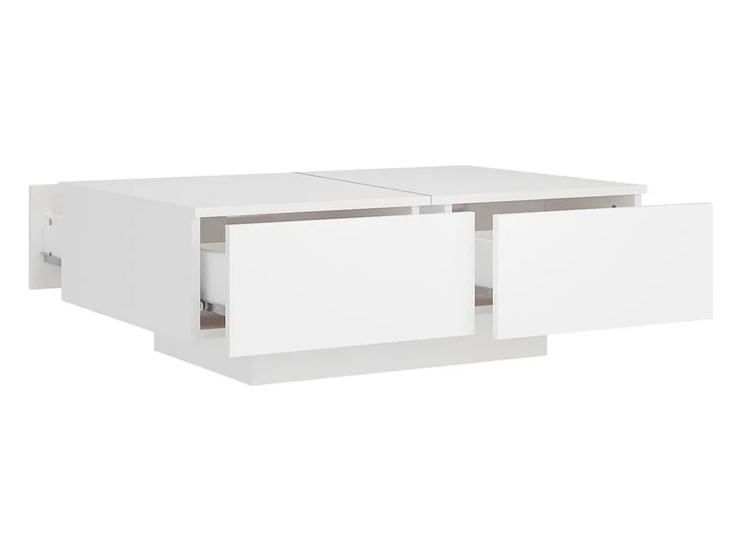 Clearance Mesa de centro 90x60x31 cm contraplacado PT277546 Branco