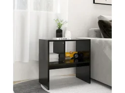 Mesa De Centro| Mesa de centro 50x30x50 cm contraplacado PT597117 Preto