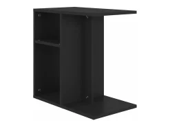 Mesa De Centro| Mesa de centro 50x30x50 cm contraplacado PT597117 Preto