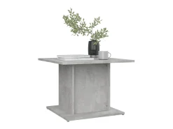 Mesa De Centro| Mesa de centro 55,5x55,5x40 cm contraplacado cimento PT607100 Cinzento