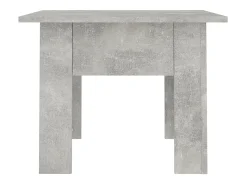 Mesa De Centro|vidaxl Mesa de centro 55x55x42 cm contraplacado cimento Cinzento