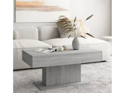 Mesa De Centro* Mesa de centro 96x50x45 cm derivados de madeira sonoma PT216977 Cinzento