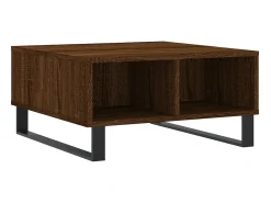 Mesa de centro 60x60x30 cm derivados madeira carvalho PT613647^ Mesa De Centro