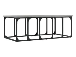 Clearance vidaxl Mesa de centro 100x50x35,5 cm derivados madeira sonoma Cinzento