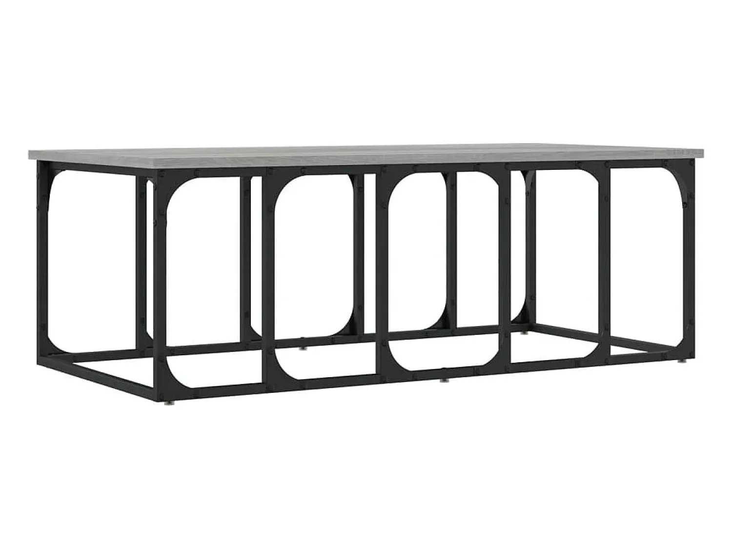 Clearance vidaxl Mesa de centro 100x50x35,5 cm derivados madeira sonoma Cinzento