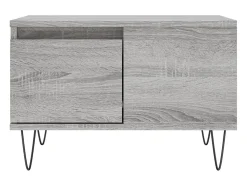 Mesa de centro 55x55x36,5 cm derivados de madeira cinza sonoma PT463518^ Mesa De Centro