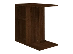 Mesa de centro 50x30x50 cm derivados madeira carvalho PT884156^ Mesa De Centro