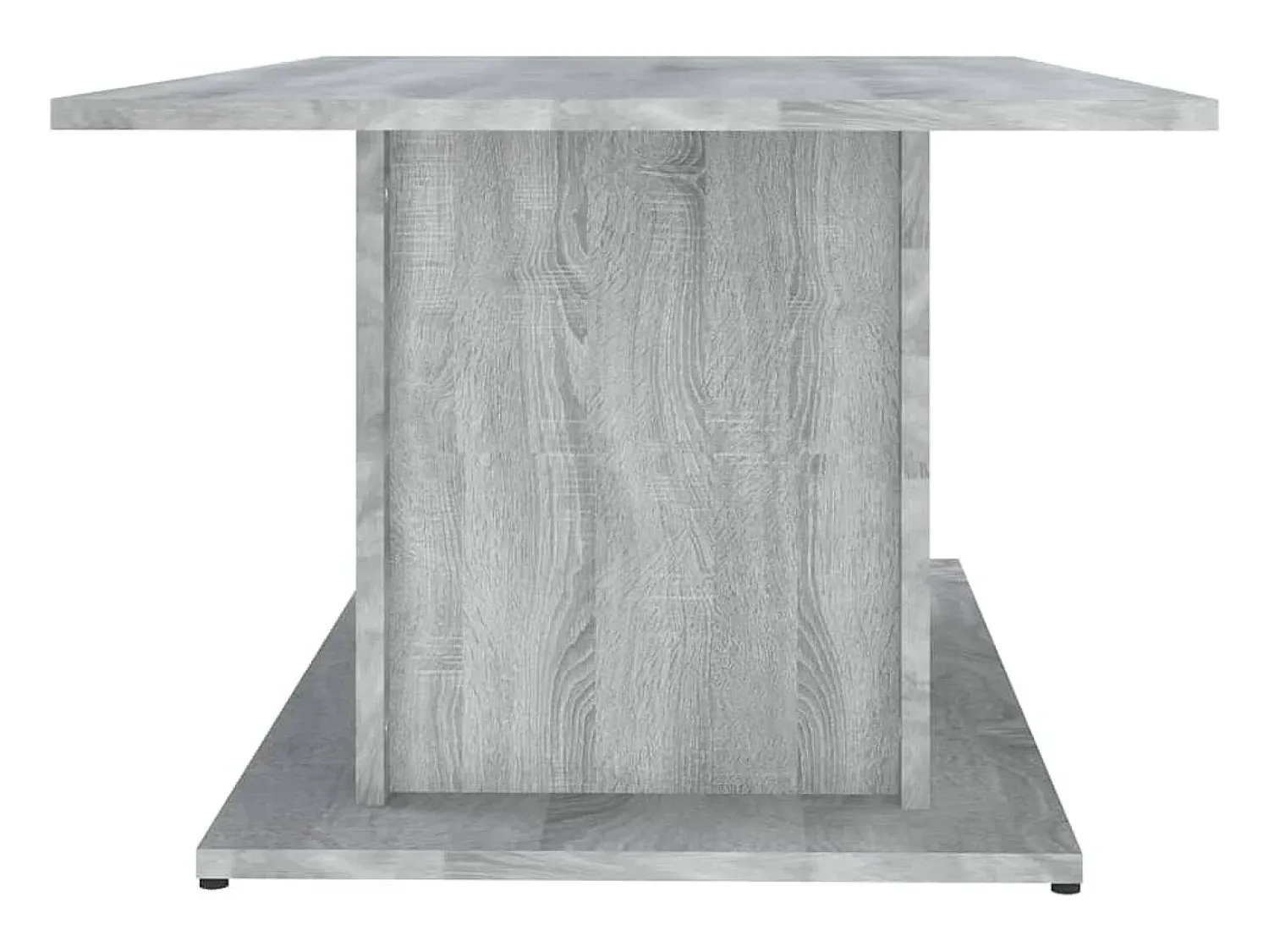 vidaxl Mesa de centro 102x55,5x40 cm derivados de madeira cinza sonoma Cinzento